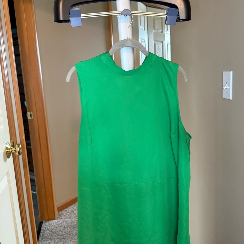Nine West Vibrant Green Sleeveless Top - XL